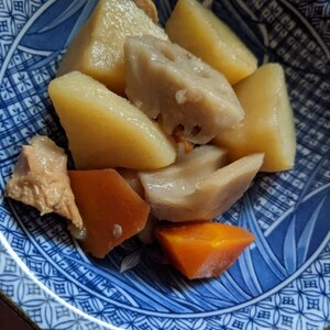 薄味根菜煮☆柚子胡椒添え